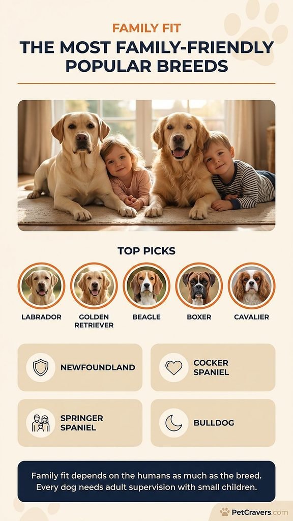 Most popular dog breeds in the world - Family-friendly breeds