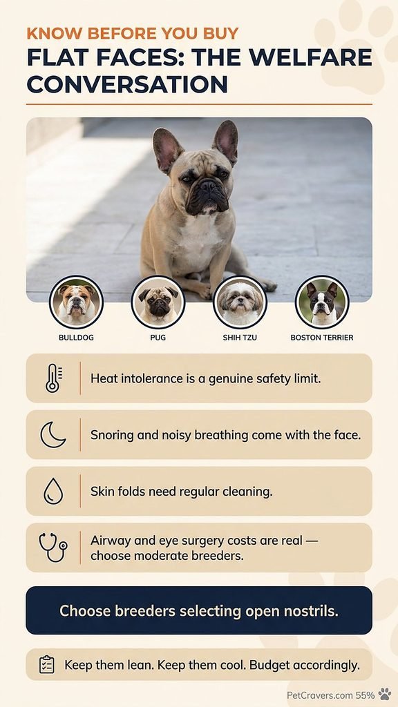 Most popular dog breeds in the world - Flat Faced